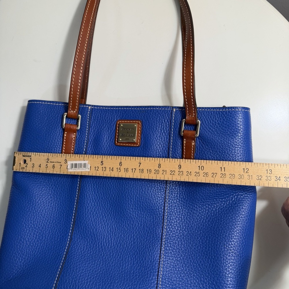 Dooney & Bourke Pebble Grain Leather Small Lexington tote Blue - Picture 13 of 14